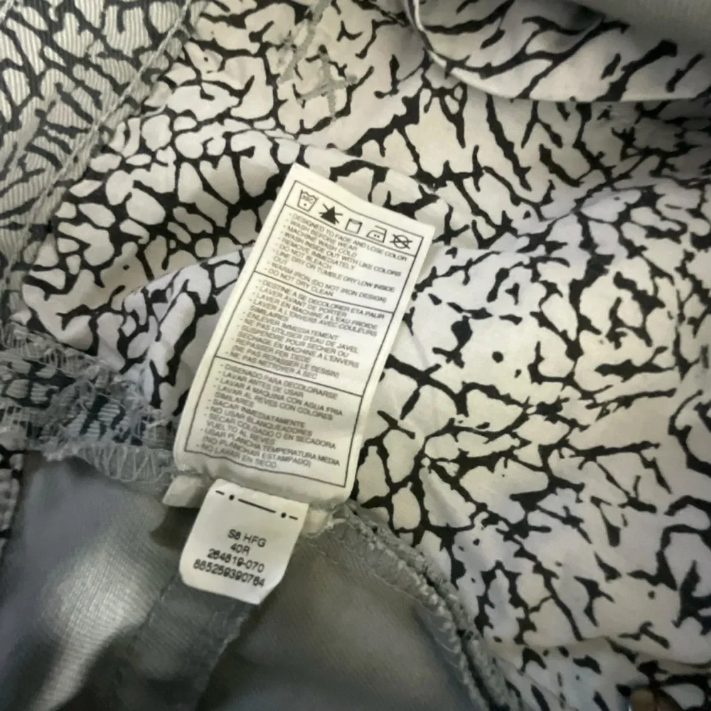 Retro Jordan 3 Jumpman‎ Cement Elephant Print Shorts 2006